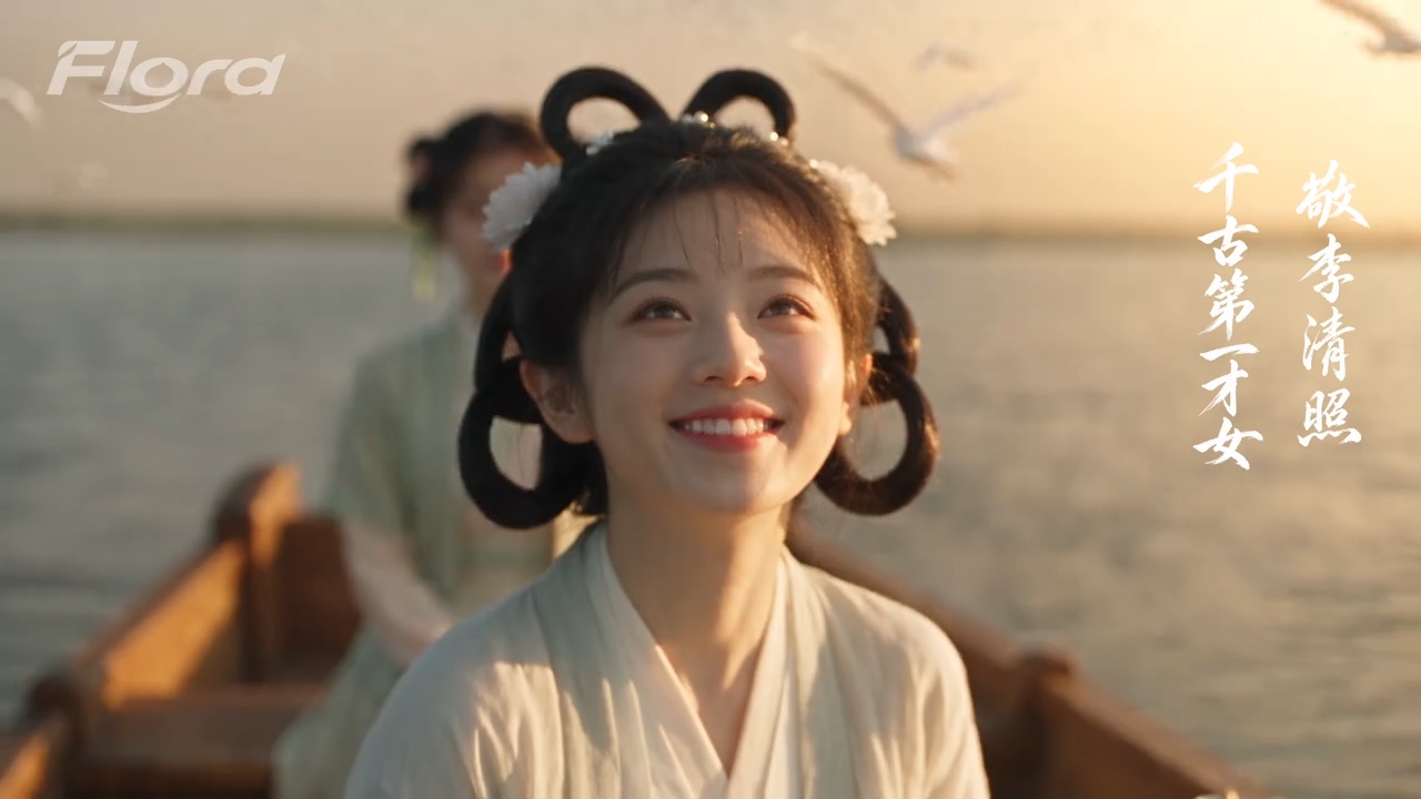 《李清照·如梦令》AI影像封面