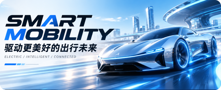 智慧出行汽车 Banner
